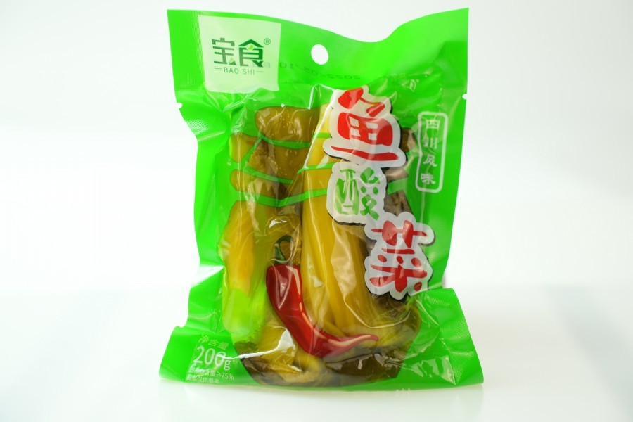 Fish with pickled vegetables