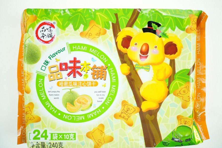 哈密瓜味注心餅幹